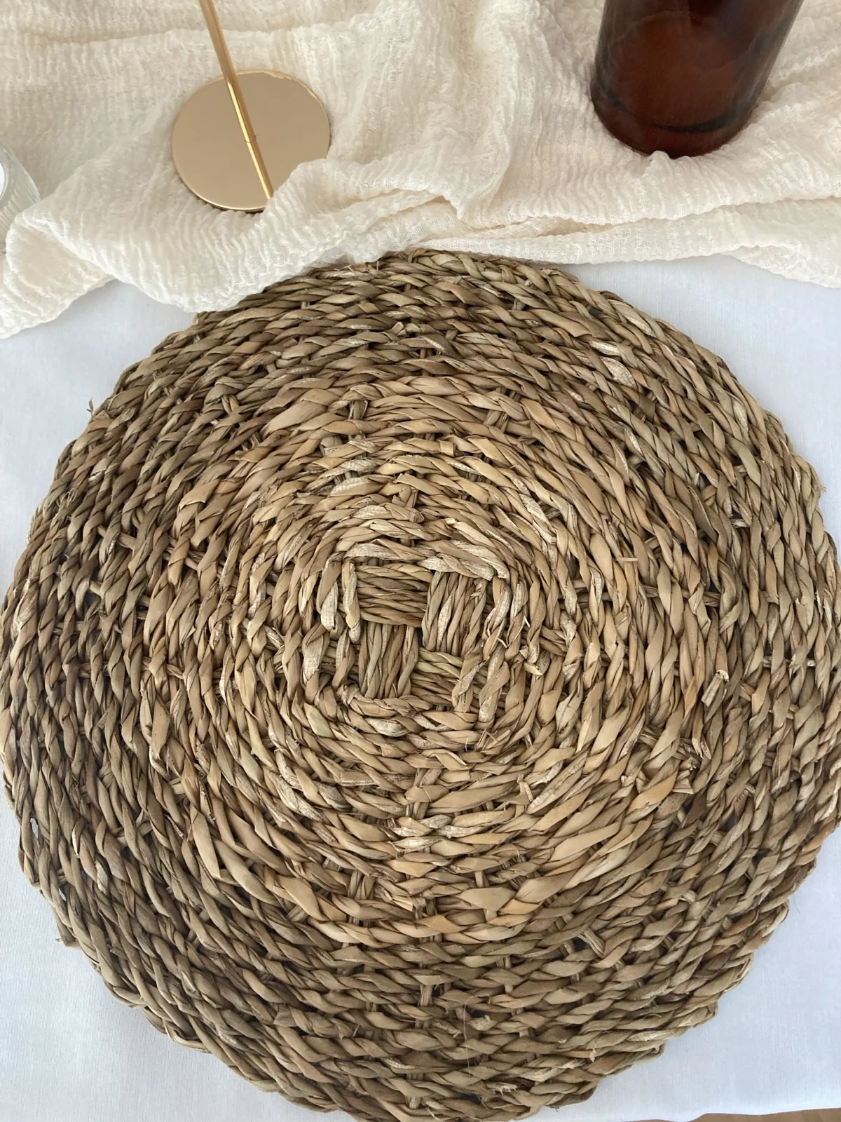 Geflochtene Platzsets – Dunkel