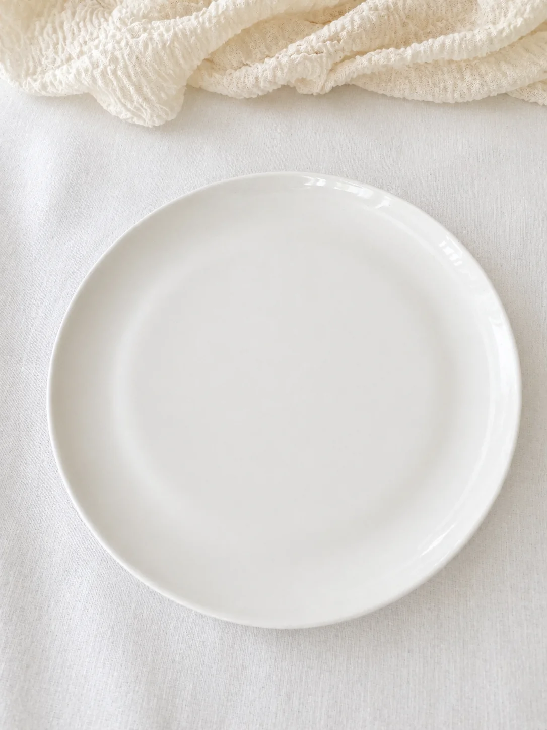 Weiße Porzellanteller – Kuchenteller 21cm