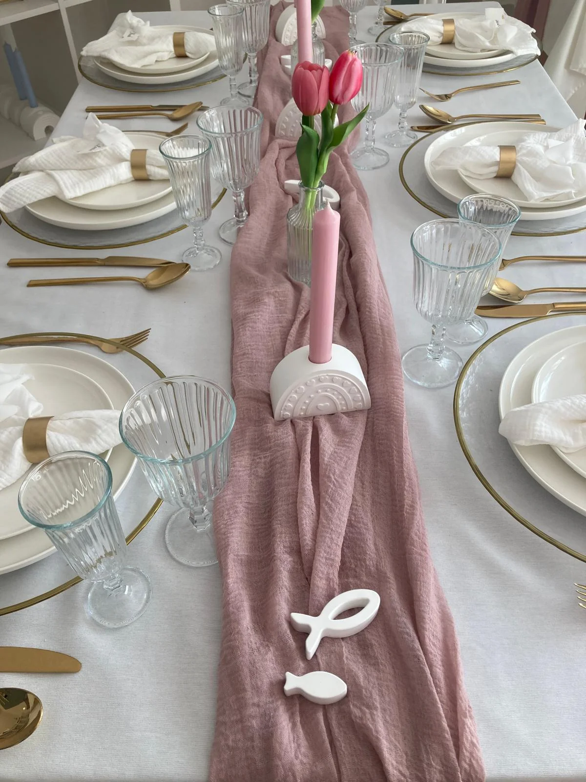 Tischläufer (Rosa)
