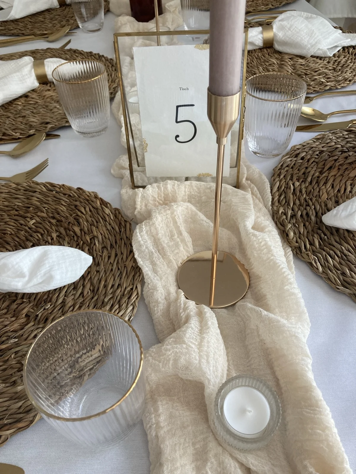 Tischläufer (Beige)