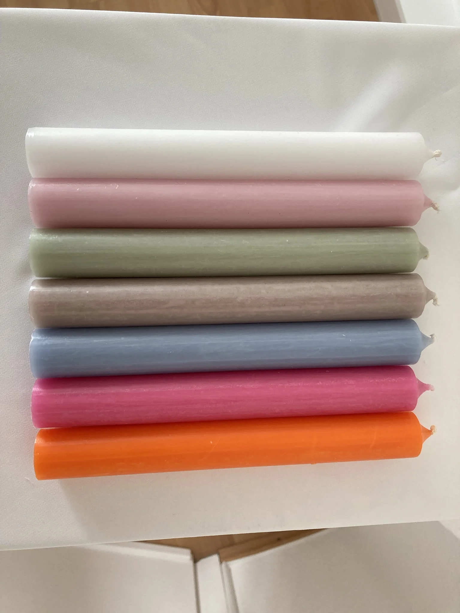 Stabkerzen – verschiedene Farben