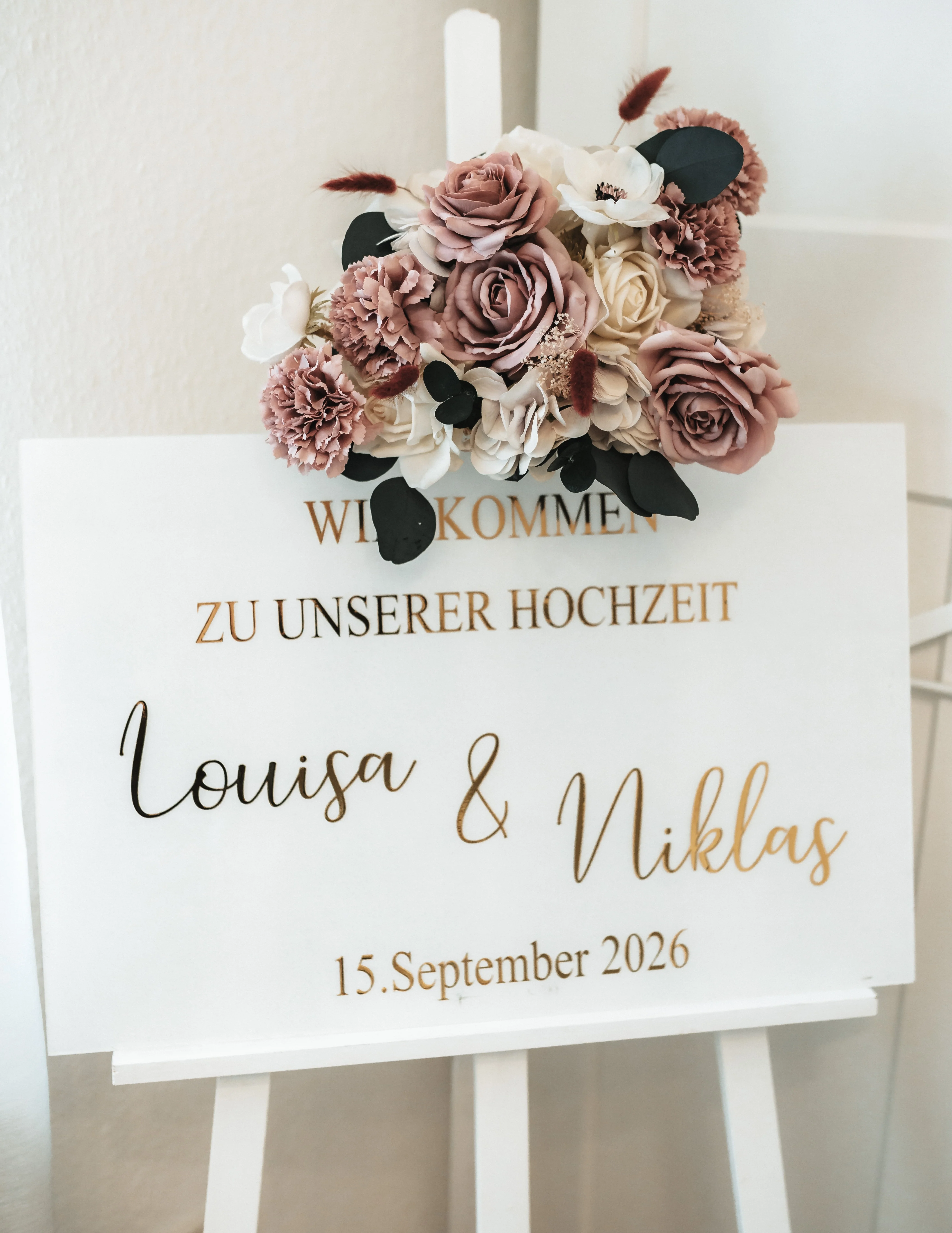Willkommensschilder