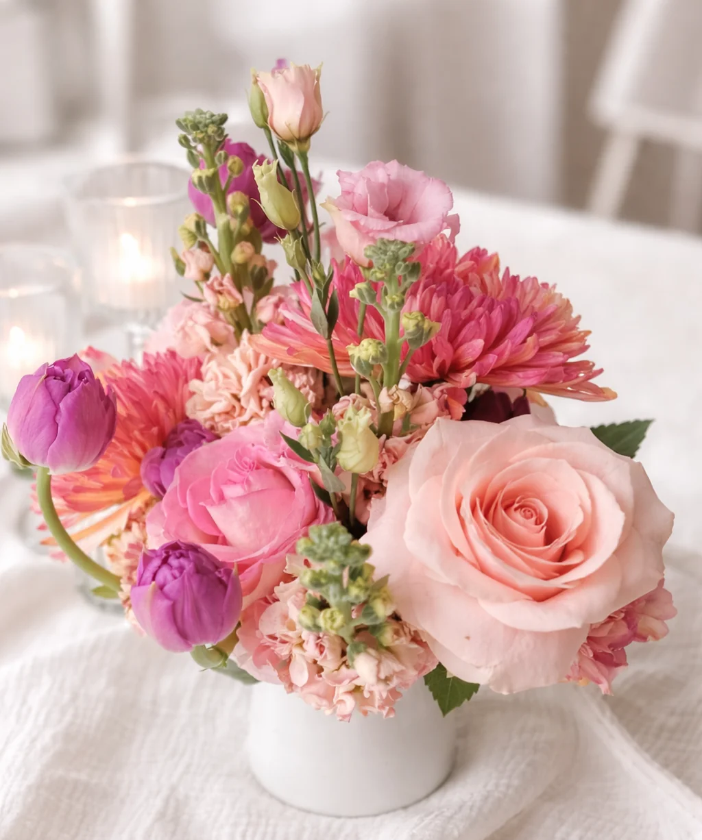 Stimmungsbild: florale Gestaltung und Blumenarrangements